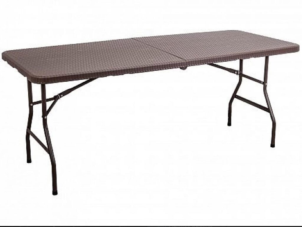 Стол складной: Коричневый 150x70-1