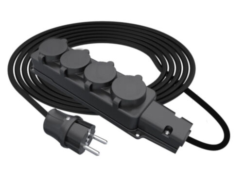 Удлинитель 15м, 4 гнезда