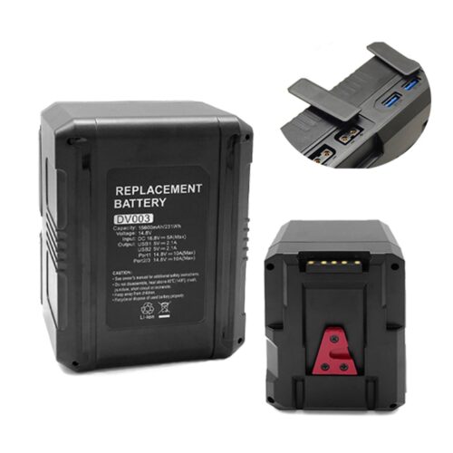 V-mount: NiceFoto 230Wh