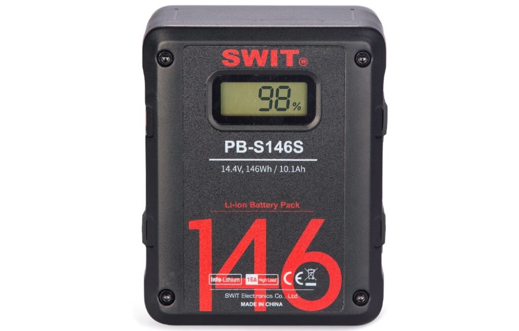 V-mount: SWIT 146Wh-1